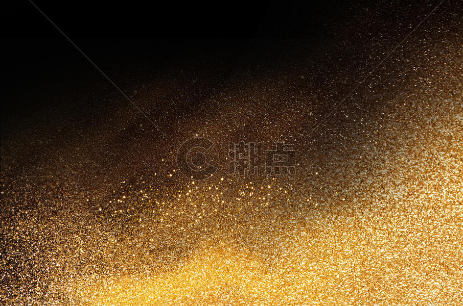 金色粒子光斑背景图片素材免费下载