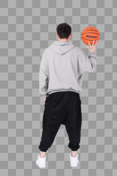 帅气男生拿篮球打篮球图片图片素材免费下载