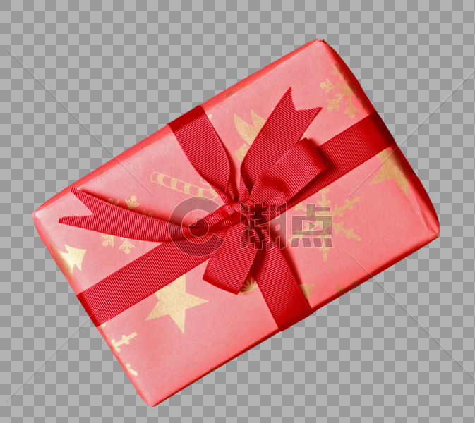 圣诞节红色礼物盒元素图片素材免费下载
