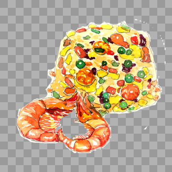 大虾披萨图片素材免费下载