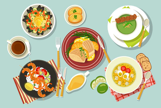 中西餐美食图片素材免费下载