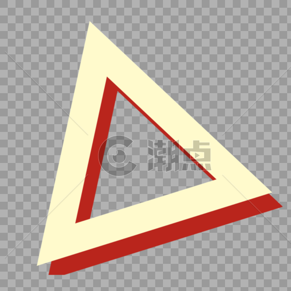 立体三角形图片素材免费下载