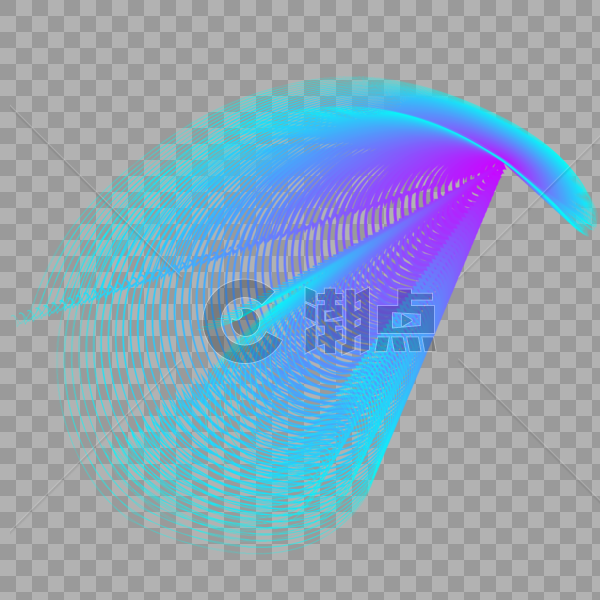 紫色蓝色抽象线条几何流体渐变图片素材免费下载