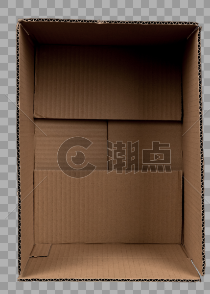 竖立的纸质包装箱免抠图元素图片素材免费下载