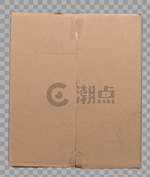 平放的快递包装箱免抠图元素图片素材免费下载
