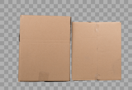 两个包装箱元素图片素材免费下载