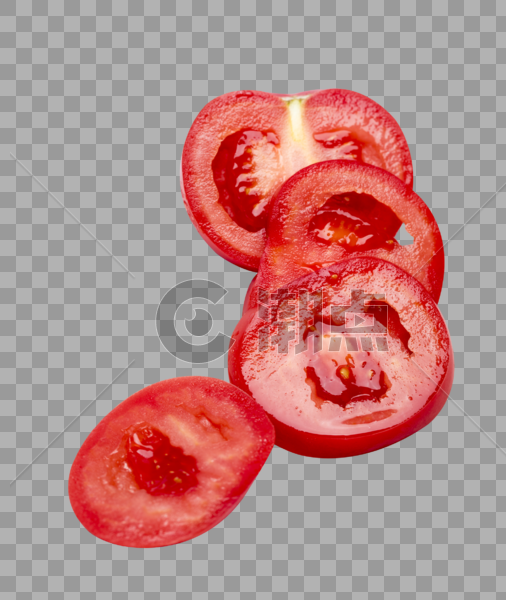 水果西红柿片免抠图元素图片素材免费下载