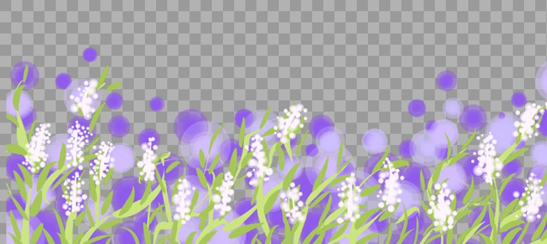 紫色的花丛图片素材免费下载
