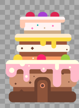 蛋糕房子图片素材免费下载