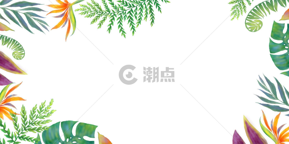 绿色植物背景图片素材免费下载