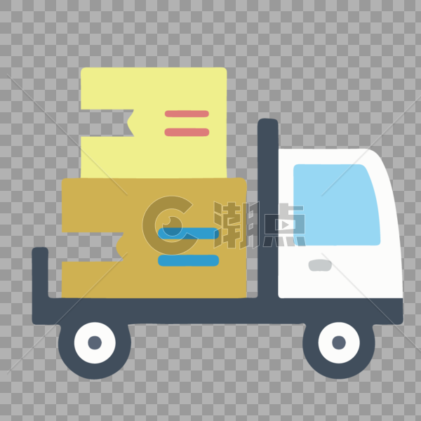 运送货物的卡车图片素材免费下载