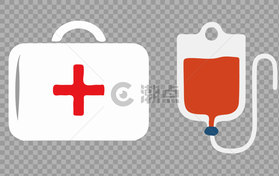 医药箱输血图标图片素材免费下载