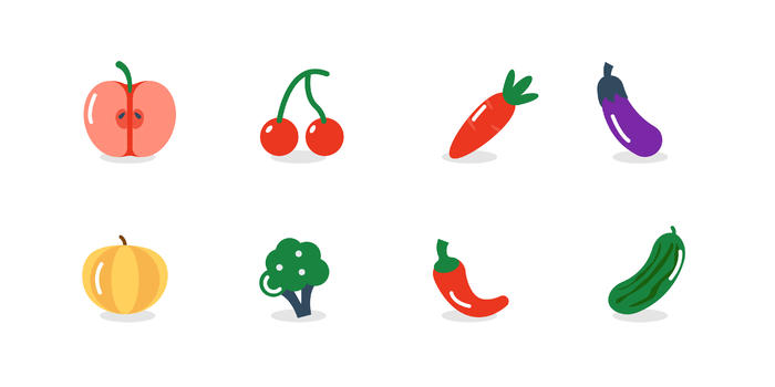 蔬果图标图片素材免费下载