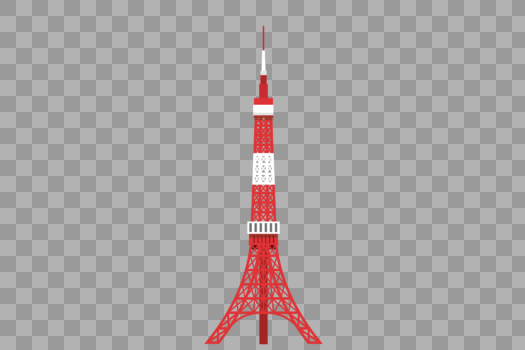 日本建筑东京塔图片素材免费下载