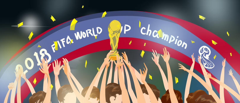 世界杯冠军庆祝图片素材免费下载