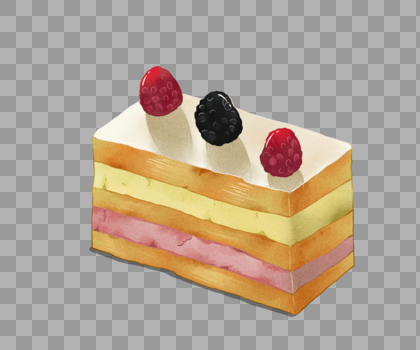 可口小蛋糕元素图片素材免费下载