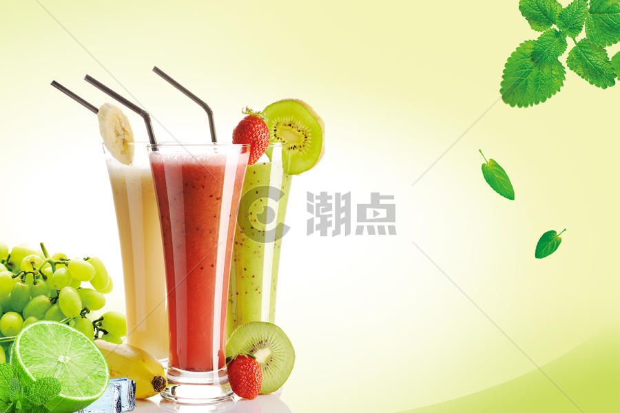夏日果汁饮品清凉图片素材免费下载