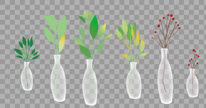 植物花瓶图片素材免费下载