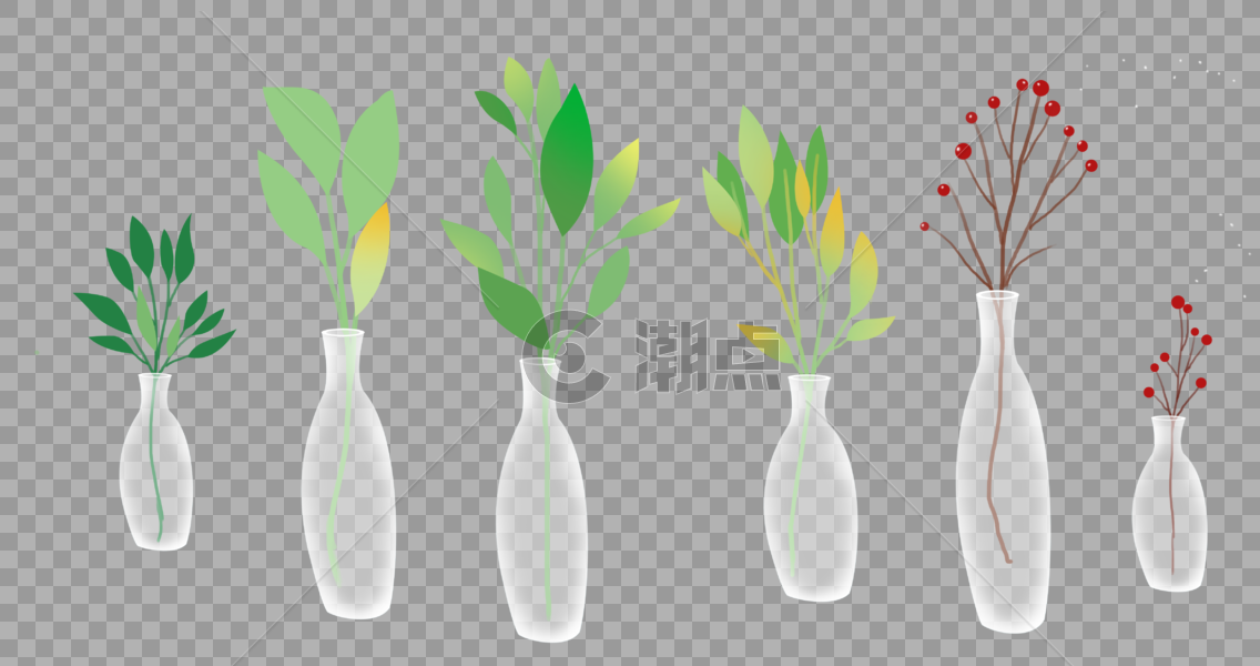 植物花瓶图片素材免费下载
