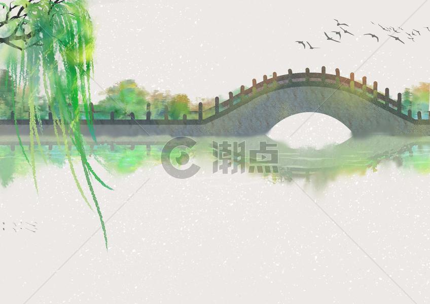 杭州西湖苏堤图片素材免费下载