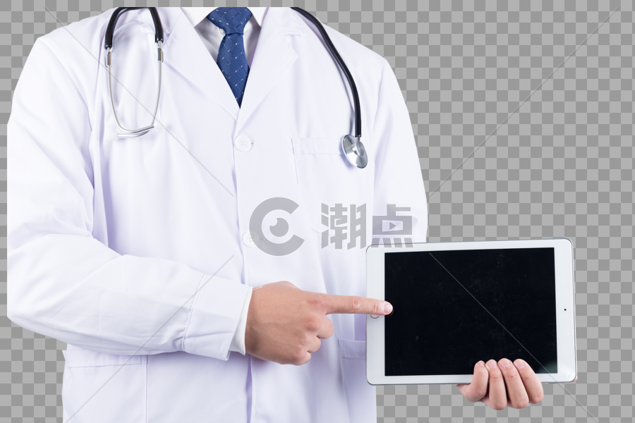正在使用平板电脑的医生图片素材免费下载