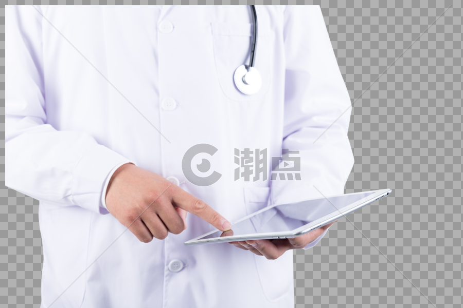 正在使用平板电脑的医生图片素材免费下载
