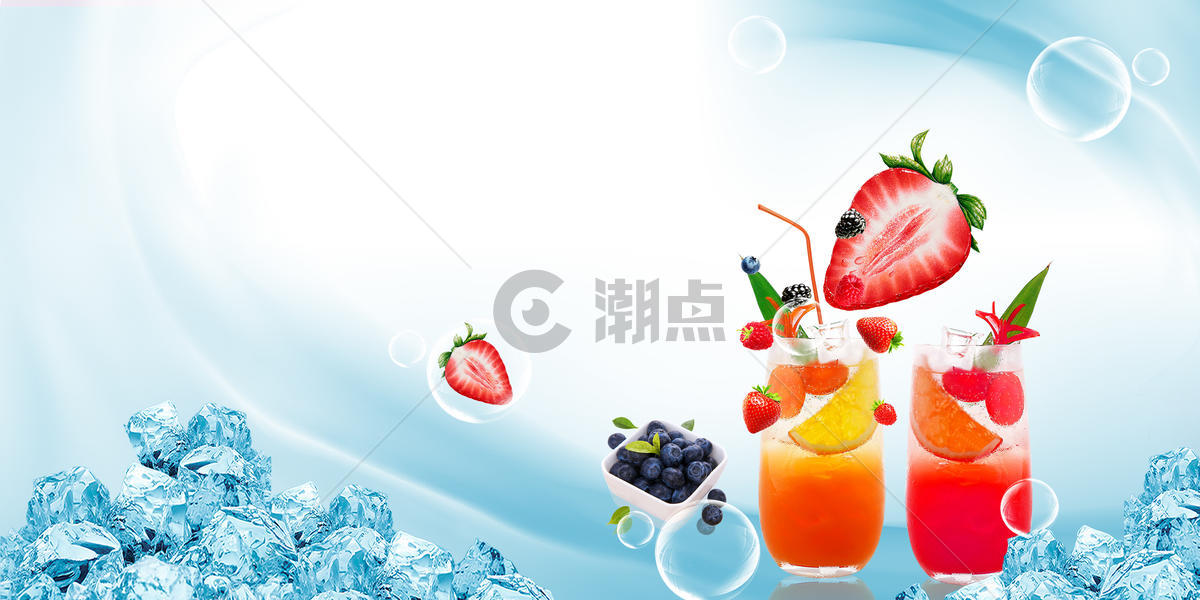 夏日水果汁图片素材免费下载