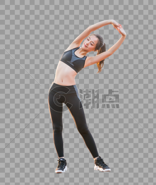 校园操场上运动锻炼的女生图片图片素材免费下载