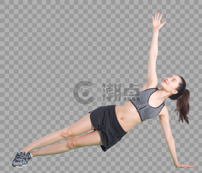 运动健身女性舒展肢体训练图片图片素材免费下载