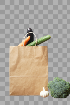购物袋中的蔬菜图片图片素材免费下载