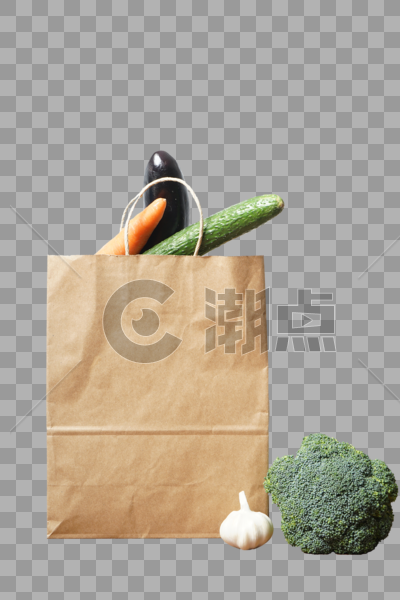 购物袋中的蔬菜图片图片素材免费下载