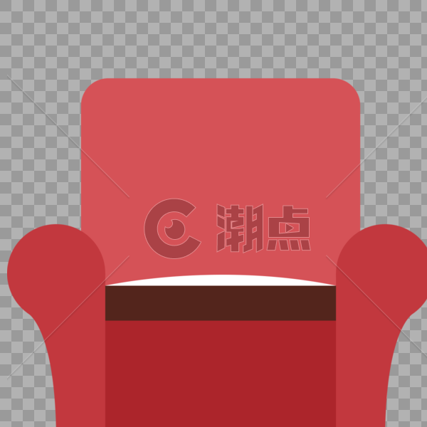 红色的沙发图片素材免费下载
