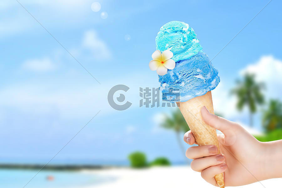 夏日冰淇淋图片素材免费下载