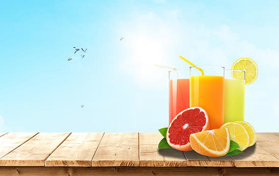 夏季冰镇饮料海报图片素材免费下载