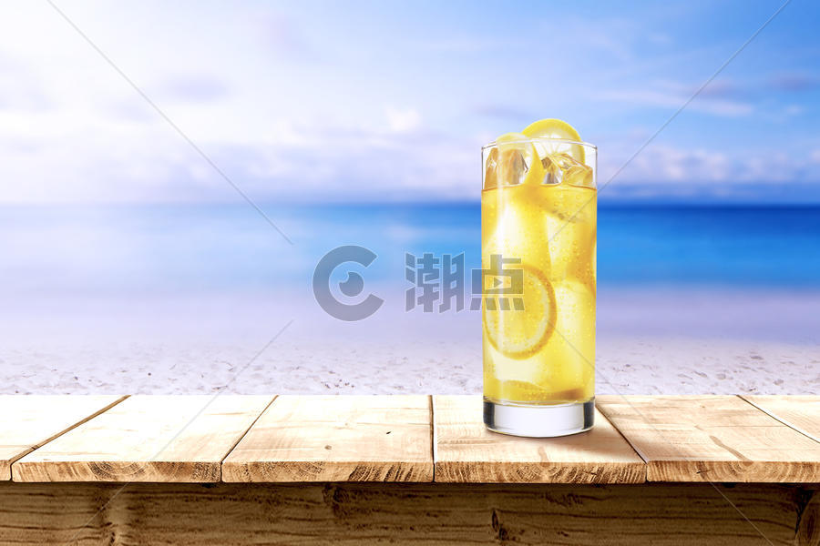 冰爽柠檬水图片素材免费下载