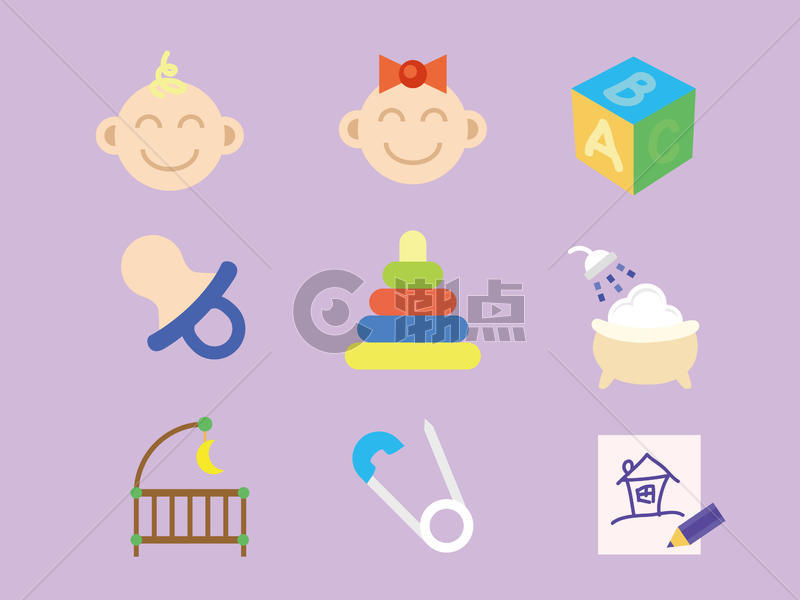 婴儿用品及玩具图片素材免费下载