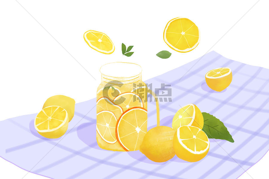 夏日柠檬冷饮图片素材免费下载