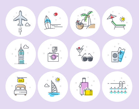 旅游旅行图标icon图片素材免费下载