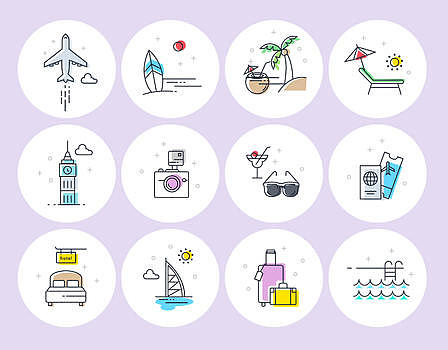 旅游旅行图标icon图片素材免费下载