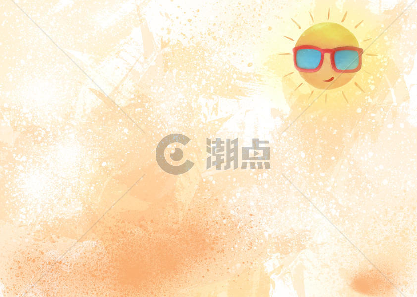 夏天太阳背景图片素材免费下载