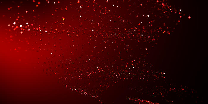 创意红色粒子空间图片素材免费下载