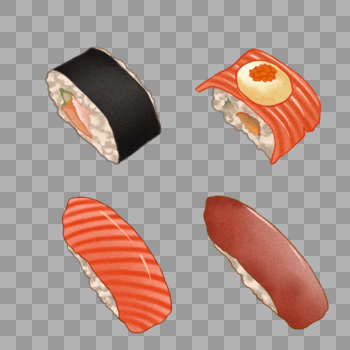 日式寿司卷小食图片素材免费下载