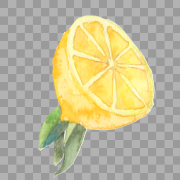 手绘水彩柠檬图片素材免费下载