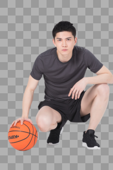 青年男性打篮球运球图片素材免费下载
