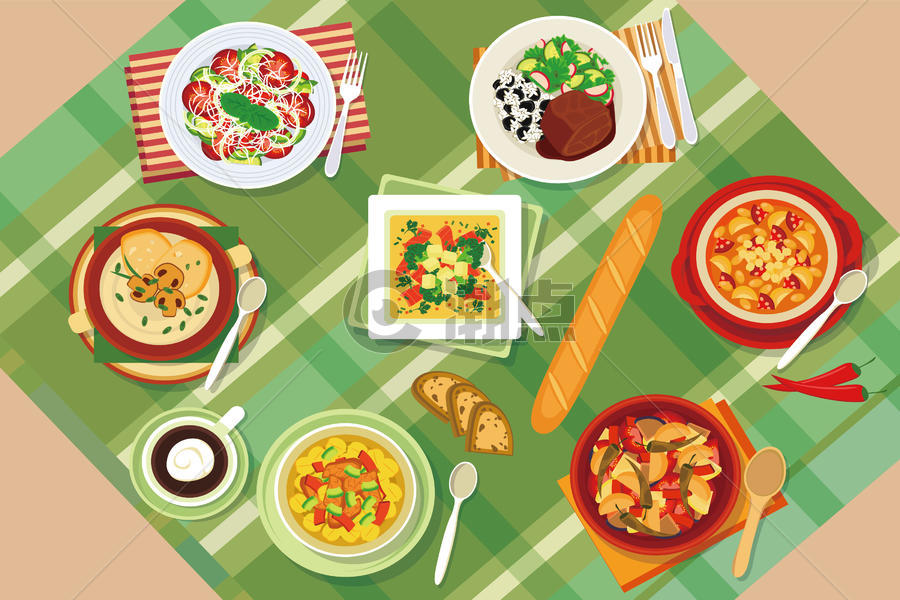 美食大餐图片素材免费下载