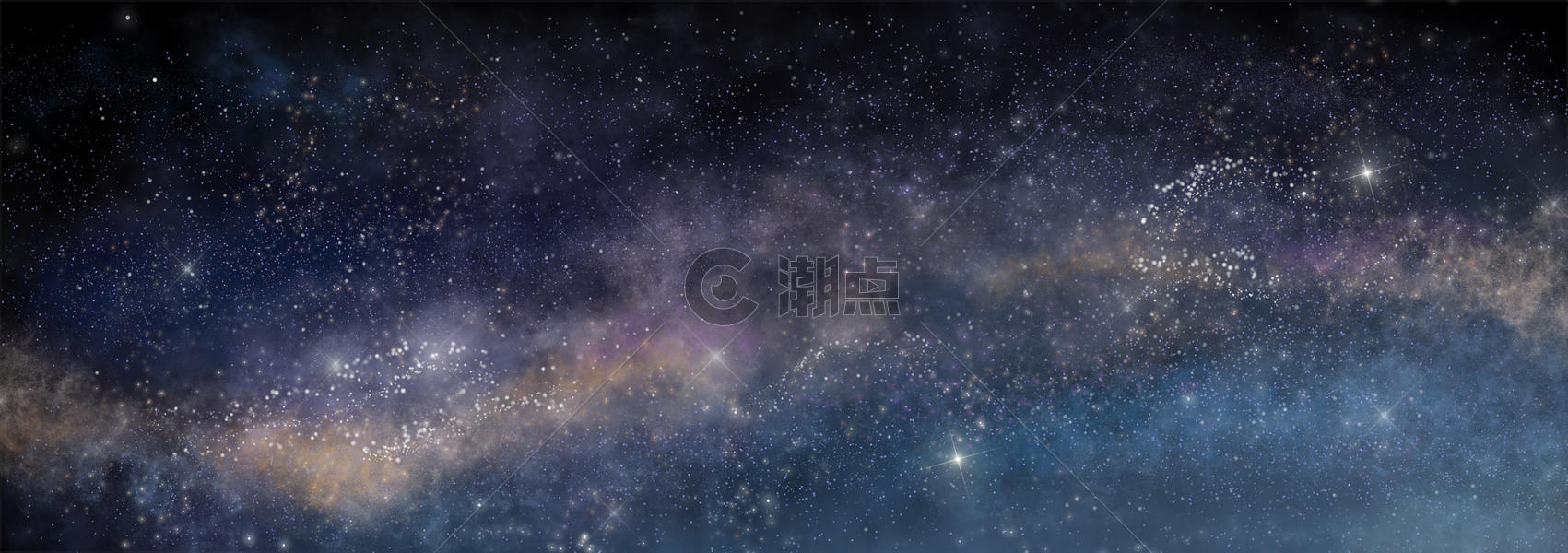 星空银河背景图片素材免费下载