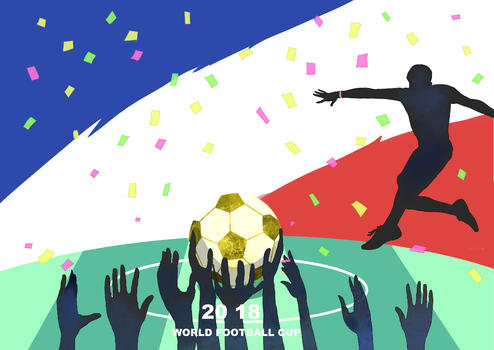 世界杯法国夺冠图片素材免费下载