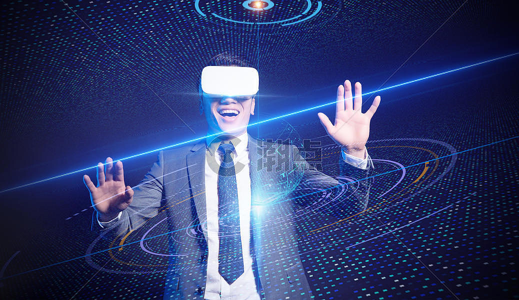 VR科技体验通用背景3600*2080图片素材免费下载-编号92376-潮点视频