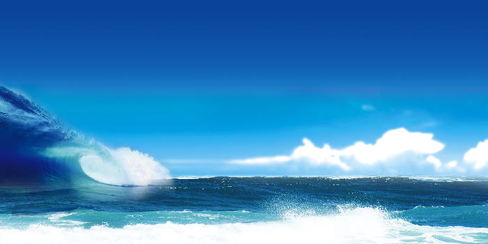 海洋风浪场景图片素材免费下载