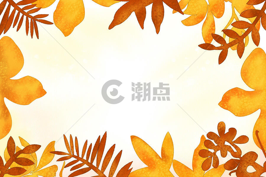 秋叶植物背景图片素材免费下载